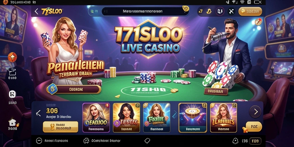 Gameplay Live Casino yang mendebarkan di 171SLOT.
