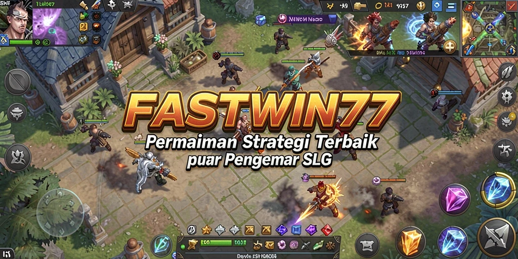 Screenshot menampilkan pertarungan strategis dalam permainan FASTWIN77.