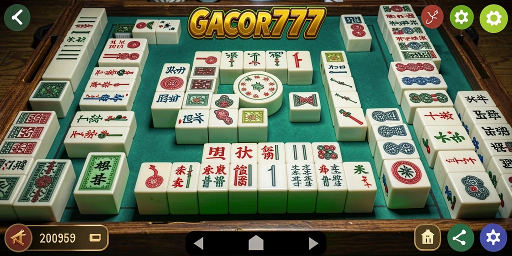 Gameplay seru Mahjong di GACOR777 dengan tantangan yang menarik.