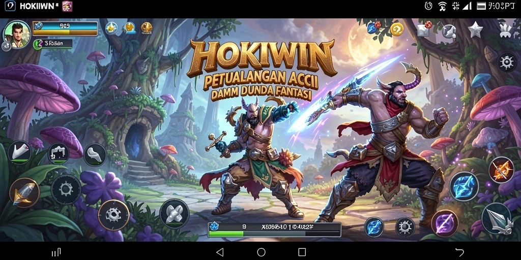 Tampilan gameplay ARPG HOKIWIN yang mendebarkan dan penuh aksi.