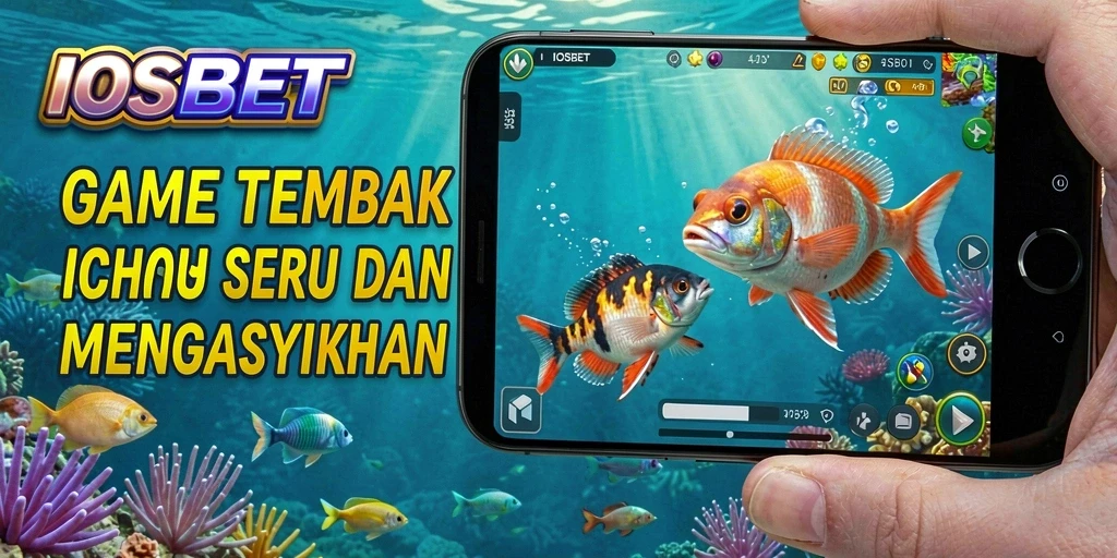 Screenshot gameplay IOSBET menampakkan aksi seru dalam menangkap ikan.