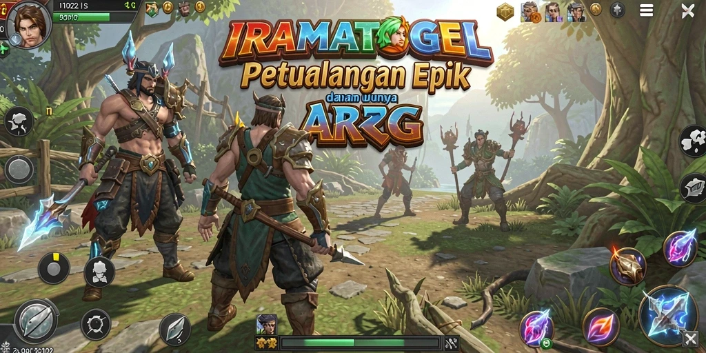Screenshot gameplay IRAMATOGEL yang menampilkan pertarungan epik.