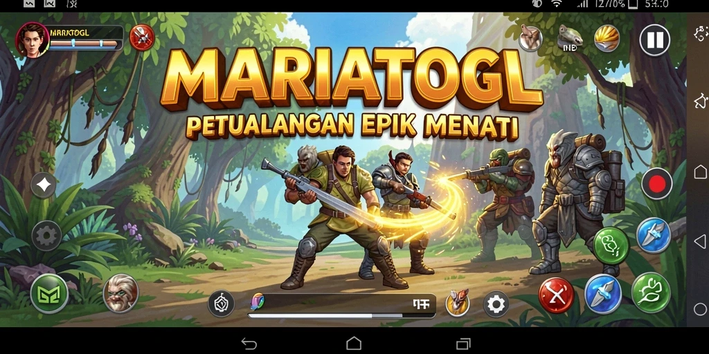 Tampilan seru gameplay MARIATOGL yang mengasyikkan