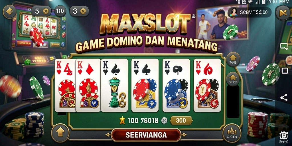 Tangkapan layar gameplay Domino yang seru dan interaktif.