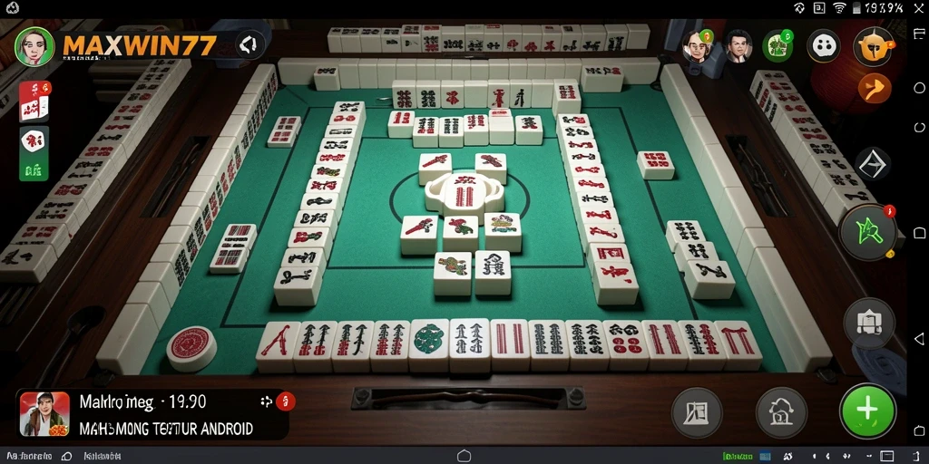Tampilan gameplay MAXWIN77 dengan papan Mahjong yang menantang dan menarik.