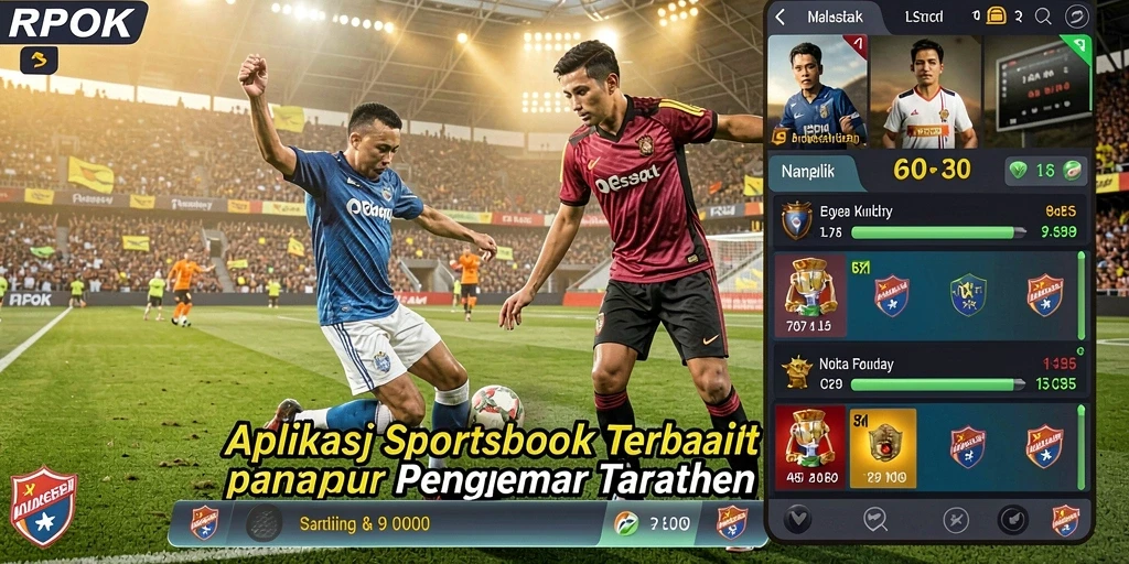 Screenshot RPOK menampilkan antarmuka taruhan olahraga yang menarik.