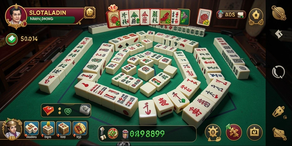 Tampilan gameplay SLOTALADIN yang menarik dan penuh warna.