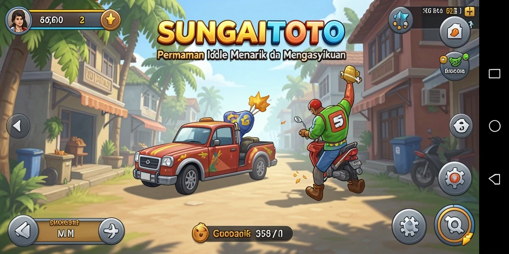 Screenshot utama SUNGAITOTO menampilkan aksi gameplay Idle yang seru.