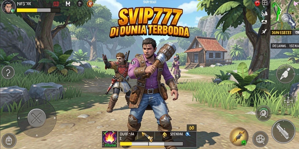 Tampilan menakjubkan dari gameplay SVIP777 yang seru di dunia terbuka.