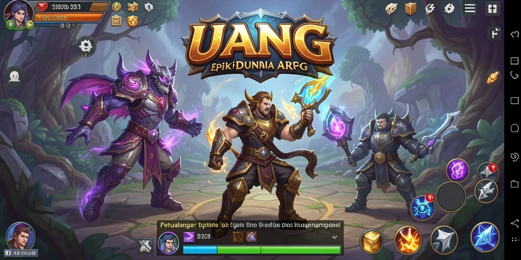Tampilkan aksi seru dalam gameplay UANG yang mengasyikkan.